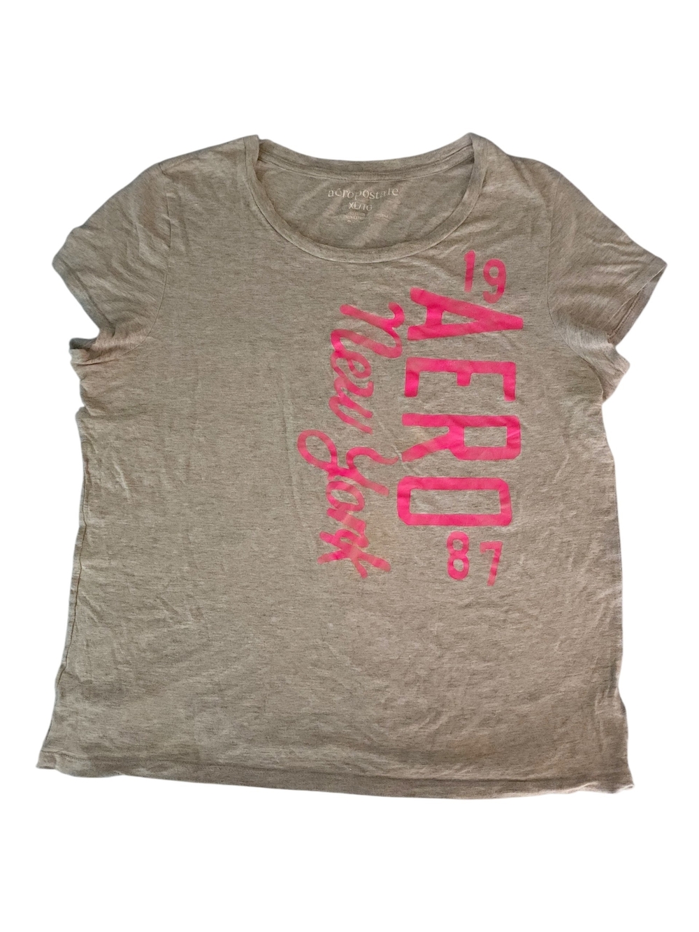 AERO 1987 New York Pink Logo Tee